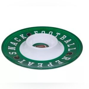 🏈🏈🏈Football Snack Repeat Dip & Chip Tray